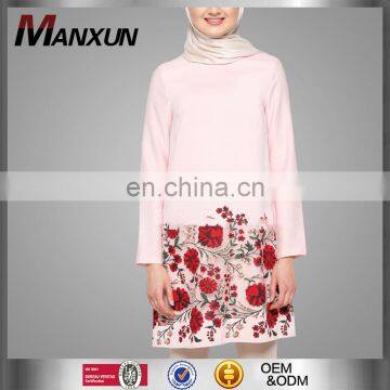 Modern Formal Latest Design Muslim Tops Islamic Ladies African Print Designer Tops