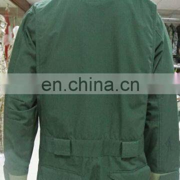 Wholesale Olive Green 100% Cotton Professional Safety Coverall Workwear photo-5