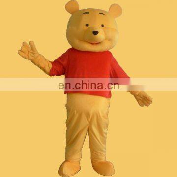 Super quality soft plush adult bear costume