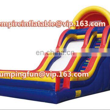 Wavy commercial inflatable water slide with pool ID-SLM059