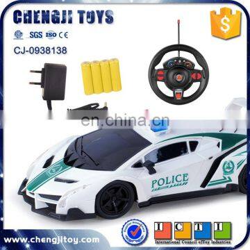 1:16 Super speed rc police car 4ch electric toy vehicle 4 wd radio control car