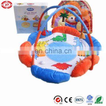 Flower design safe standard EU CE OEM baby crawling plush soft mat