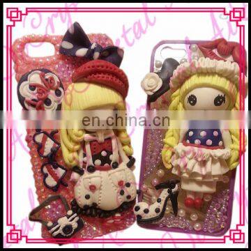 Aidocrystal Super Cute 3D Silicone girl high heel lip decor Case for iPhone5 cartoon cellphone Case