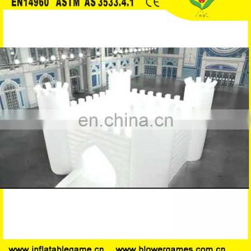 Commercial giant inflatable wedding white castle adult bounce house rental business