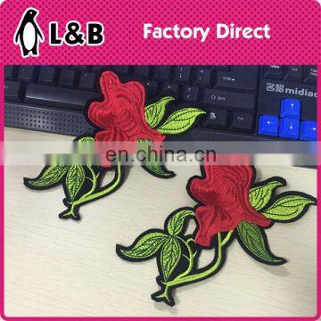 cheap China embroidery blank patches embroidery gule applique butterfly patches iron-on