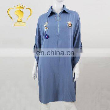 2017 New Fashion Womens Plus Size Elegant Casual Maxi Dress Long Sleeve photo-6