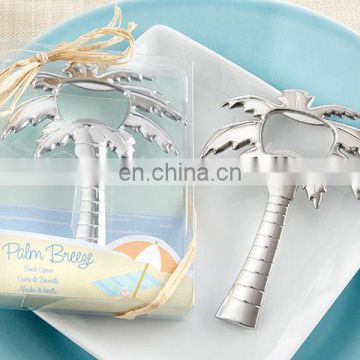 Tropical Breeze Chrome Palm Tree Bottle Opener