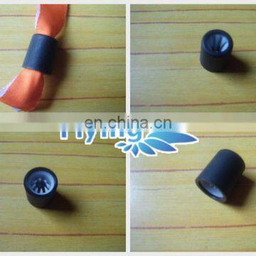Wristband Accessory with teeth inside for one time use, wristband clip