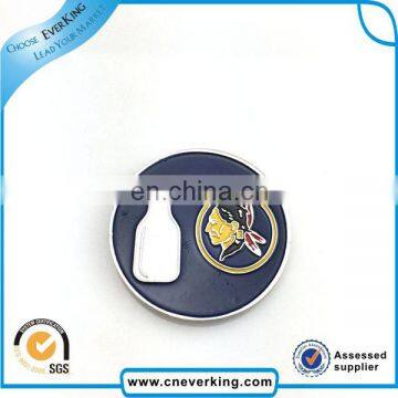 custom High quality and low price metal badge for clothing