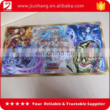 promotional large size cartoon rubber gaming mouse pads for mass sellings