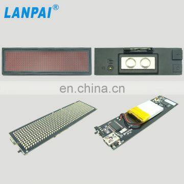 LANPAI Wholesale Scrolling LED Message Badge/ Tag photo-4