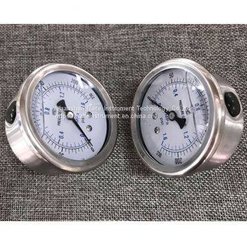 Oil Filled Stainless Steel 60mm Hydraulic Pressure Gauge