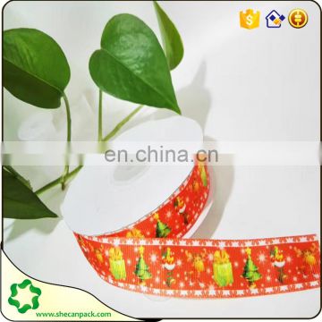 SHECAN wholesale colored grosgrain ribbon printed cow