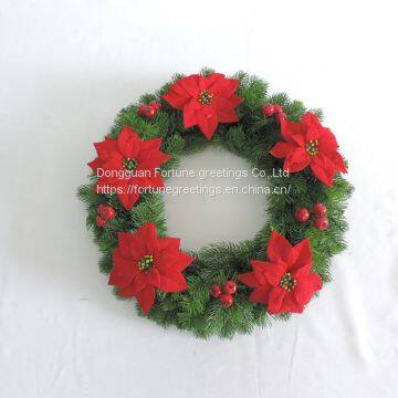 Artificial christmas wreath