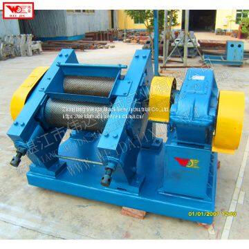 Dewatering rubber materials rubber processing machine creper