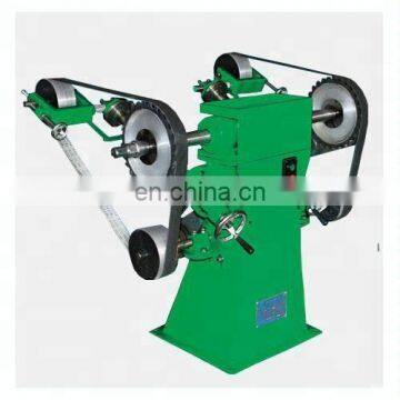 Two Wheels Abrasive Belt Brass Metal Grinding Polishing Machine photo-3