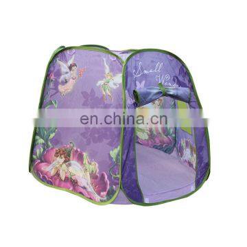 Frozen snow polyester big logo kids sleeping tent for sales