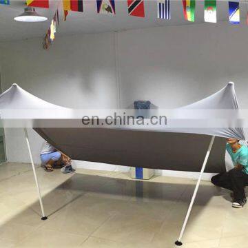 lycra fabric sand beach sun shade stakeless tent