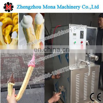 Hollow Tube Corn Puffing Snack Making Machine For Filling Ice Cream /corn Stick Extruder