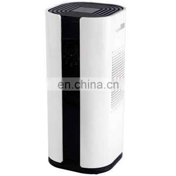 air drying plastic portable refrigerant compressor dehumidifier with filter in basement bathroom