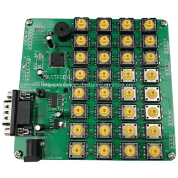 Smart electronic board for manual button control board