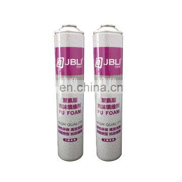 China empty aerosol cans PU foam bottle 750ml and aerosol products