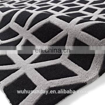 Popular Geometric Design Area Rugs Polyester Acrylic Carpets And Rugs photo-6