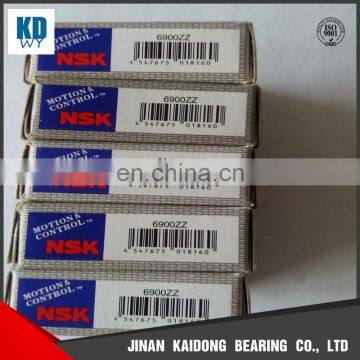 Japan imported NSK deep groove ball bearings 6900zz Bearing size 10*22*16 high-precision ball bearings