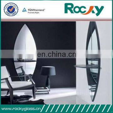 Rocky factory produce 4mm 5mm 6mm indoor bathroom mirror silver mirror