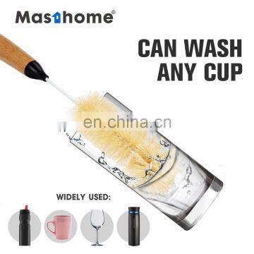 Masthom High Quality Durable Bamboo Handle Hot Sale Bottle Brush For Kinds of Bottle photo-5
