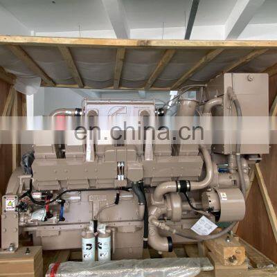Water Cooling 12 Cylinders 1007KW 1900rpm 38L Diesel Marine Engine for KTA38-M