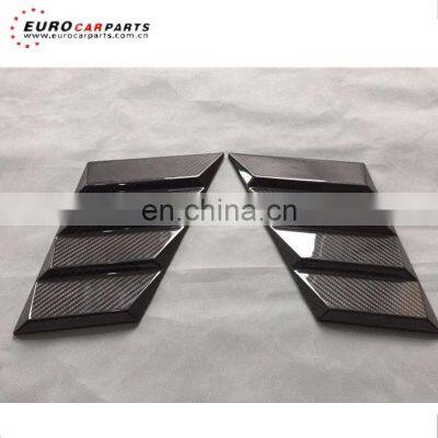 G Class W463 B Style Hood Side Vents for G350 G500 G55 G63 G65 Carbon Fiber Hood Front Side Vent Sticker Cover