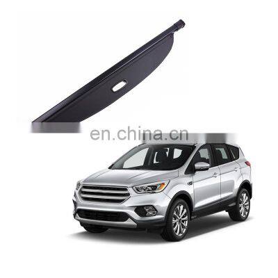 Cargo Cover For Ford Escape 2013-2019 Retractable Rear Trunk Parcel Shelf Security Cover Shielding Shade Accessories