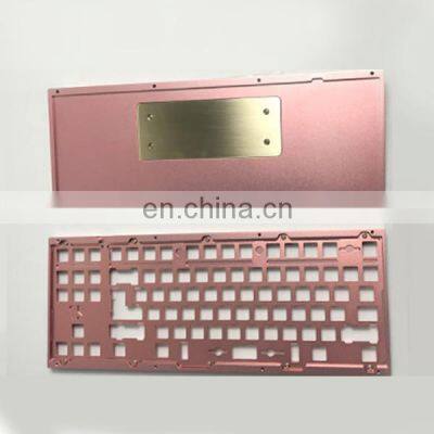 E-white CNC Machining Keyboard Plate Anodize Part CNC Keyboard Service
