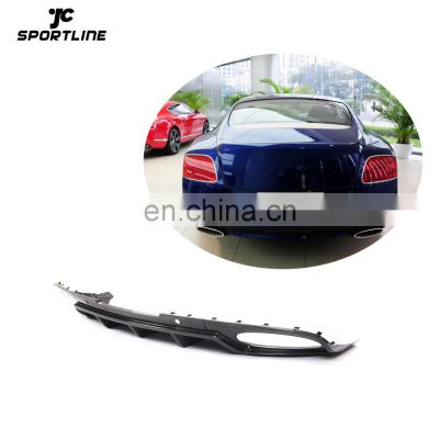 JCSportline Carbon Fiber Rear Lip Spoiler for Bentley Continental GT Coupe 2-Door 2012-2013