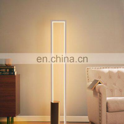 New Fashion Europe Simple Design Decoration White Iron Floor Lamp