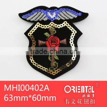 Custom Embroidery Patch for fashion ladies wear