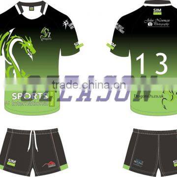 Professional Producing 100% Polyester Rugby Practice Jersey Made in China photo-2