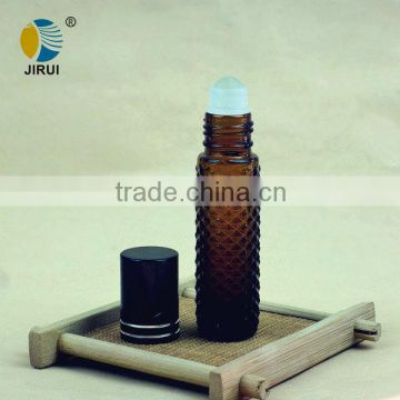 10ml amber roll on glass bottle with cap