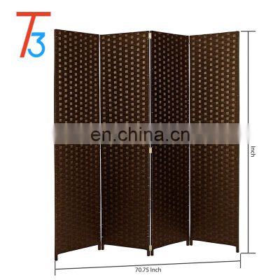 Room Divider Screen Wooden Folding Hospital Partition Curtain Privacy Screens photo-3