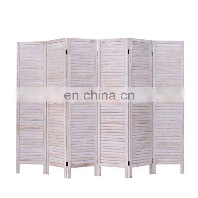 6 Panel Room Divider Folding Wood Room Divider Screen