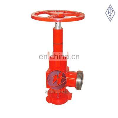 API 6A needle choke valve /H2 adjustable choke valve for wellhead manufactures manual operation