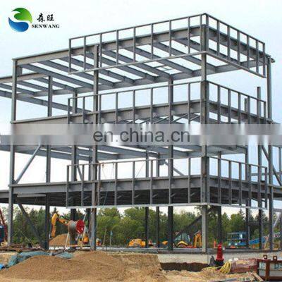 high quality prefab two-story steel structure factory steel building warehouse workshop