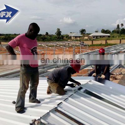 China steel structure sandwich panel wall layer chicken poultry farming house for sales in Africa