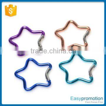 Stare shape fancy wholesale carabiner
