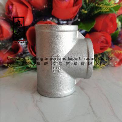 Casting Fittings Threaded Tee 316 Stainless Steel Tee Male BSP NPT photo-5