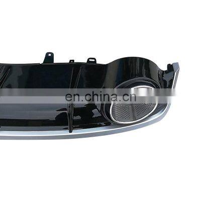 RS7 Diffuser With Tailpipe for Audi A7 Ordinary Edition Refit to Audi A7 RS Line High Quality Rear Bumper Diffuser 2016-2018 photo-4