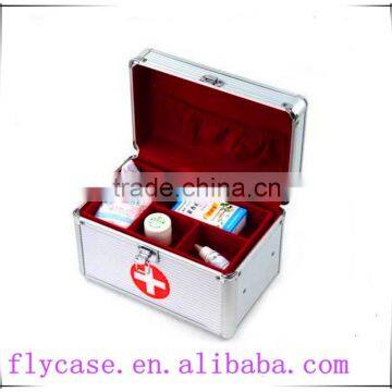 aluminum medical aluminum first aid kit tool box for storage