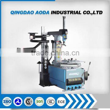 Pneumatically tire changer operated tilting column with right help arm China tyre changer prices