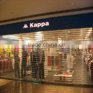 High Quality Electric Polycarbonate Transparent Roller Shutter/plastic Roller Shutter Door